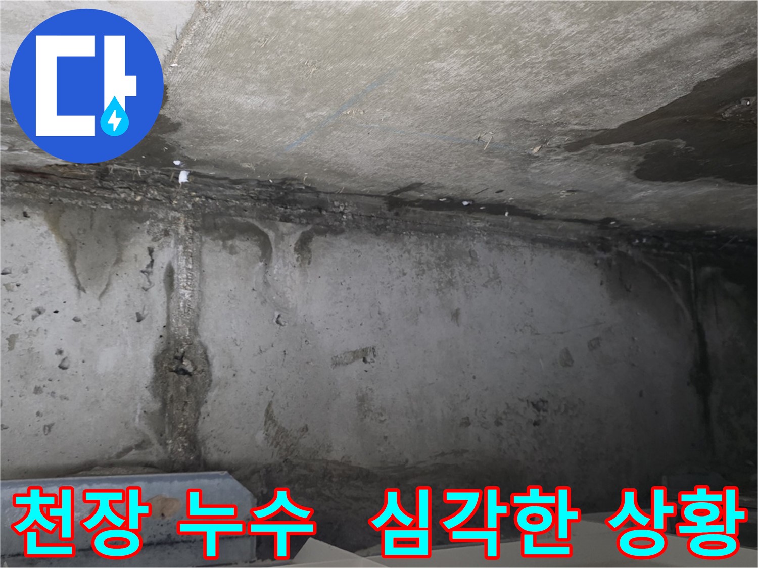 남양주 오남읍 아파트 천장 누수 심각한 상태