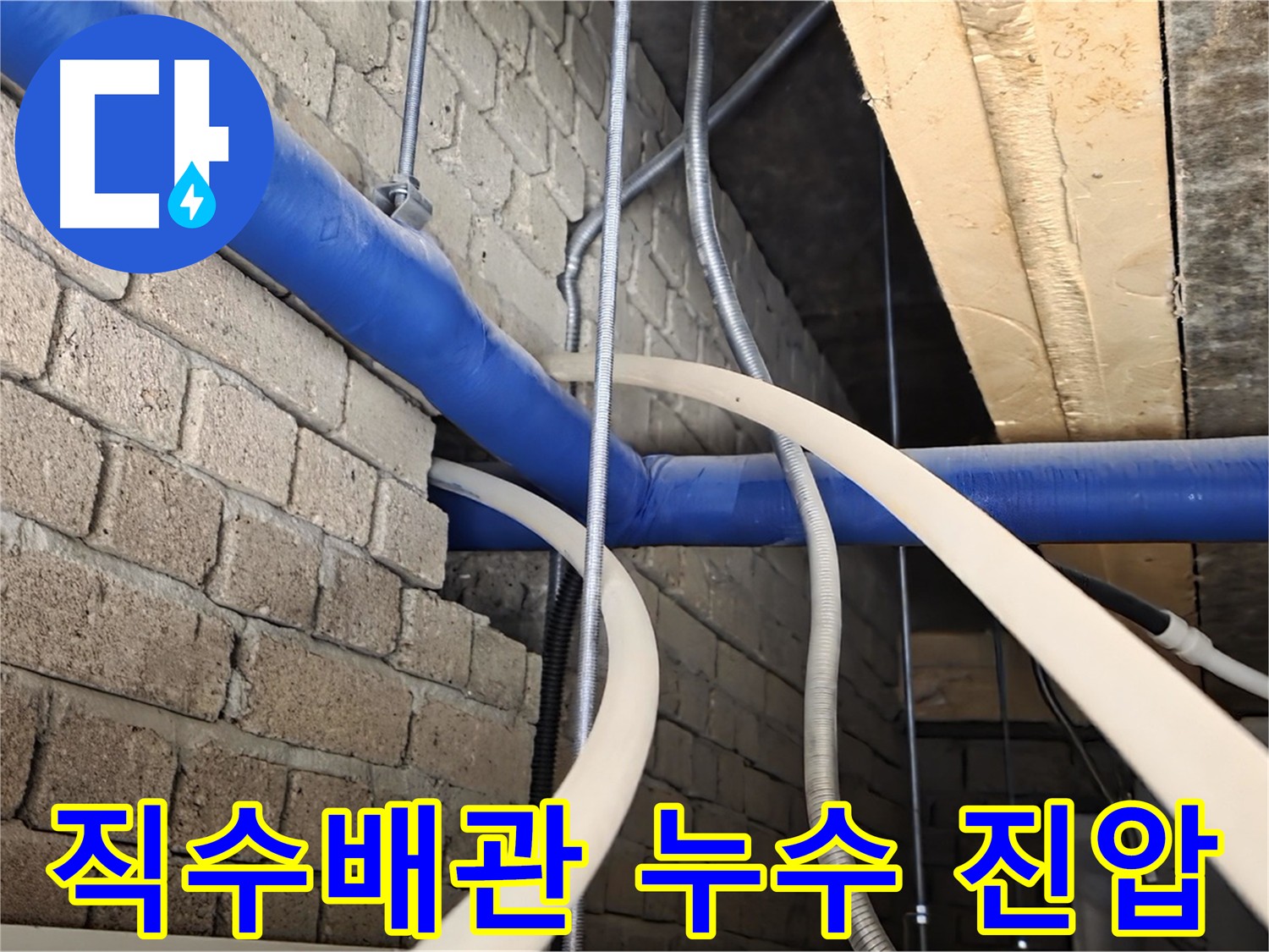 남양주 누수 긴급 조치 - 1층 직수 배관 누수 징후 신속 대응
