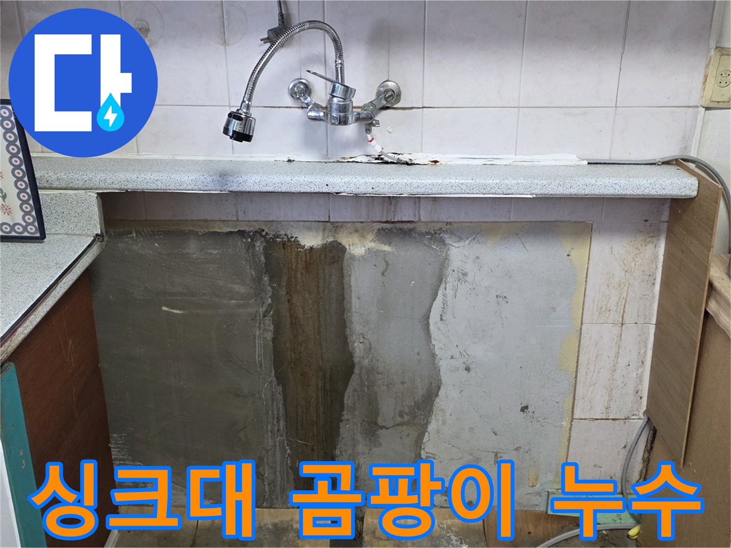 남양주 사릉리 싱크대 누수 - 싱크대 주변 곰팡이, 누수와의 연관성