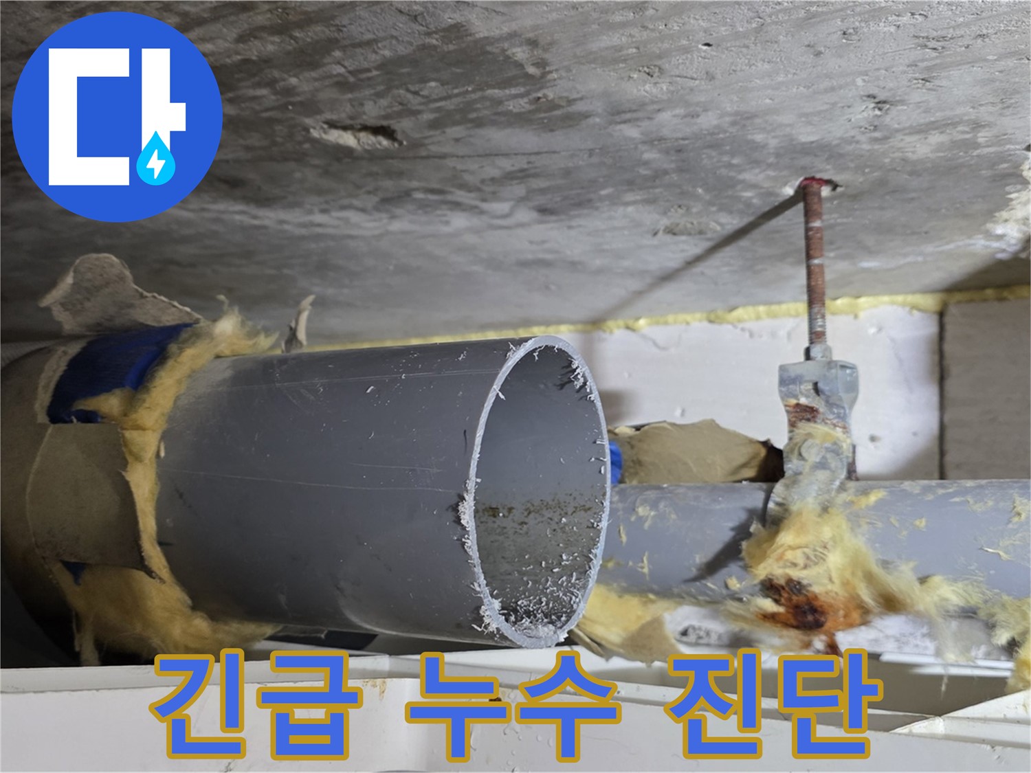노원구 중계2동 라이프청구신동아아파트 108동에서 긴급 누수 진단 중 - 문제 발생 지점을 꼼꼼히 살펴보고 있습니다.
