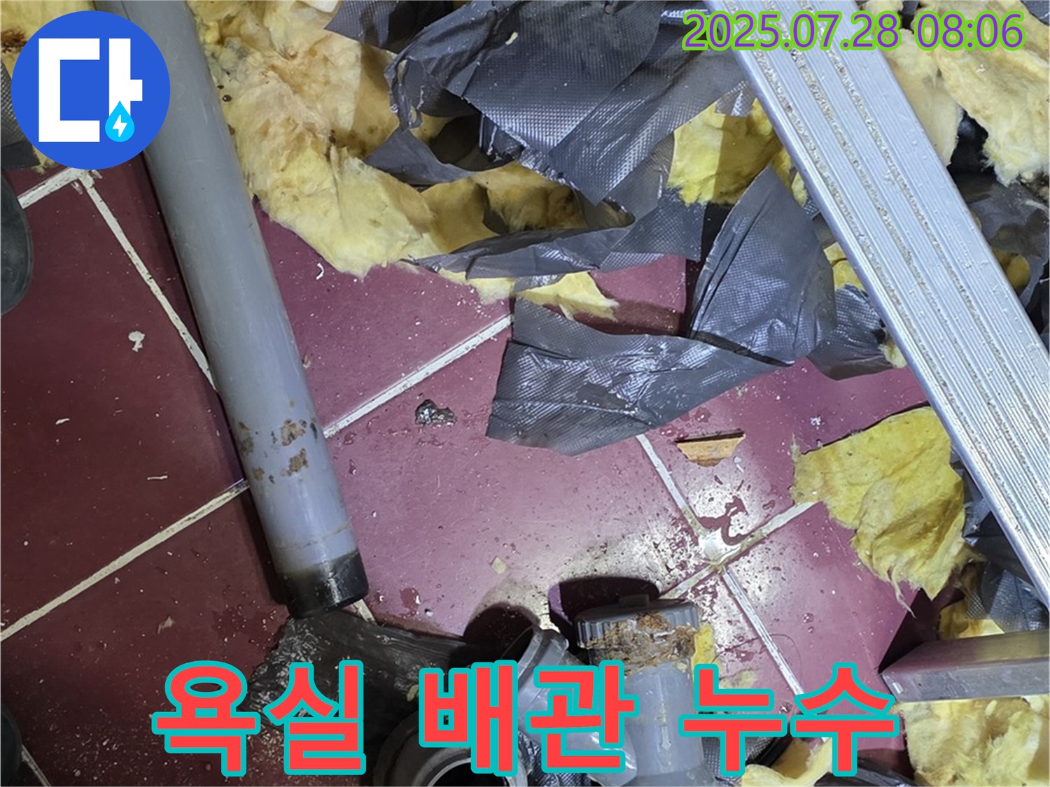 남양주 화도읍 두산아파트 욕실 배관 누수 - 전문 누수 탐지 및 해결 과정