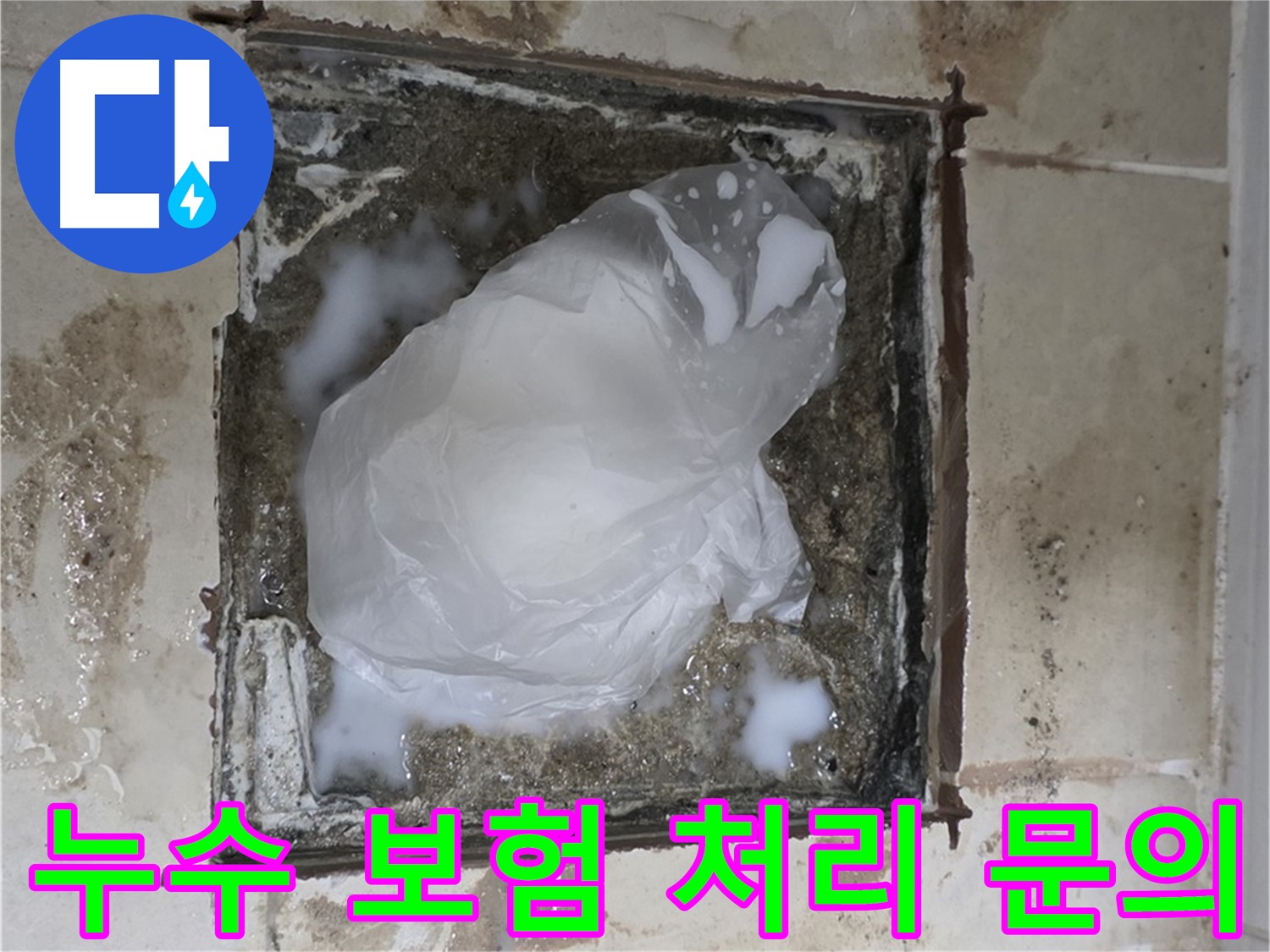 고양시 덕양구 욕실 배수구 누수 - 보험 처리 가능 여부 및 상담