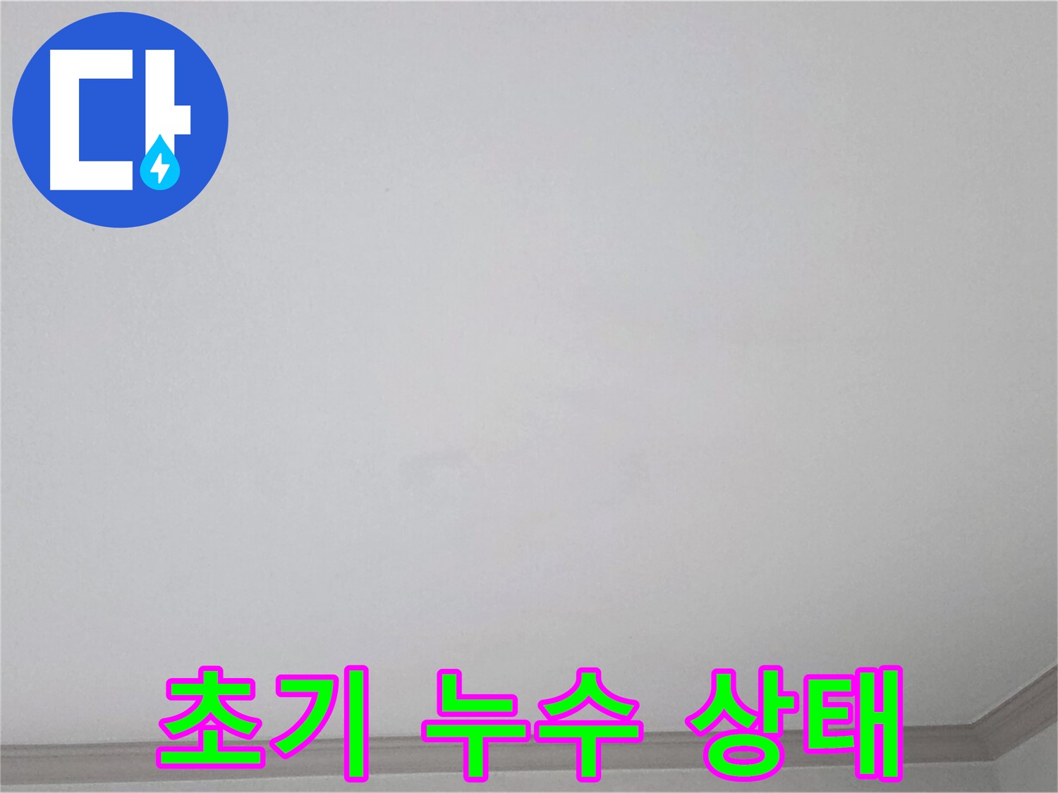 인천 남동구 논현동 논현주공1단지 아파트 천장 - 초기 누수 상태 꼼꼼 점검