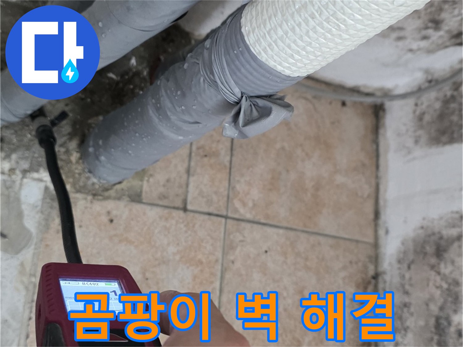길음2동 숭인로 누수 현장에서 곰팡이 핀 벽의 원인을 습도 측정으로 해결합니다 - 쾌적한 공간으로!