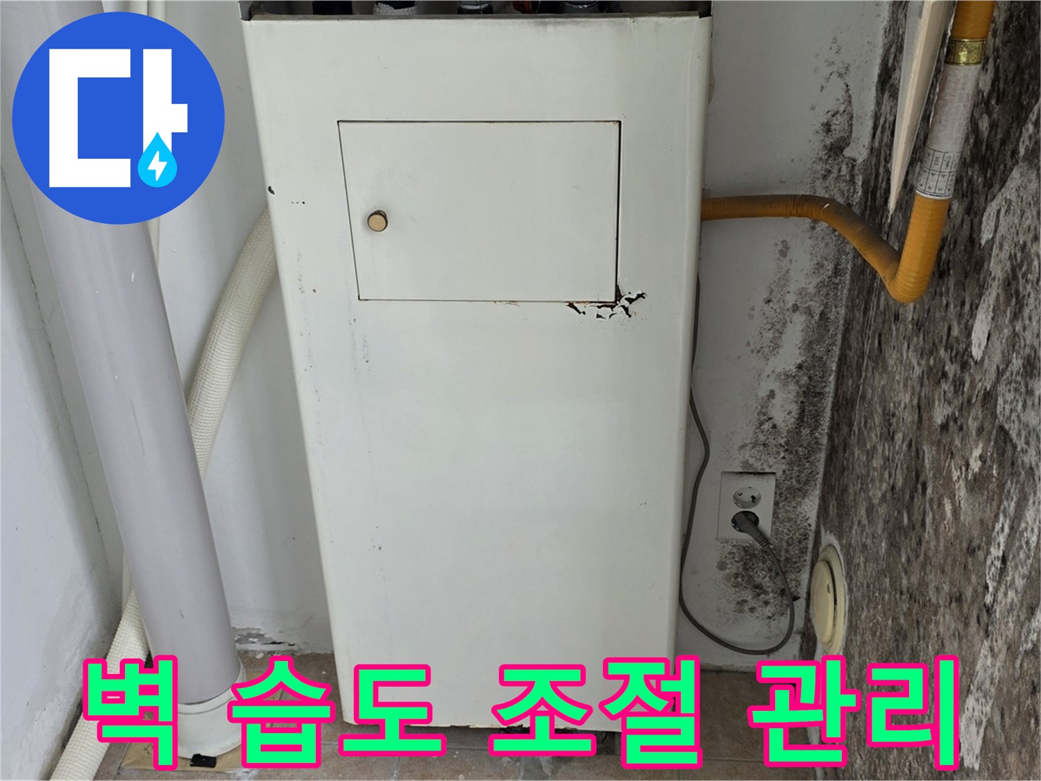 성북구 길음동 숭인로 - 곰팡이 핀 벽 습도 조절 및 관리 - 누수 전문가의 전문적인 관리