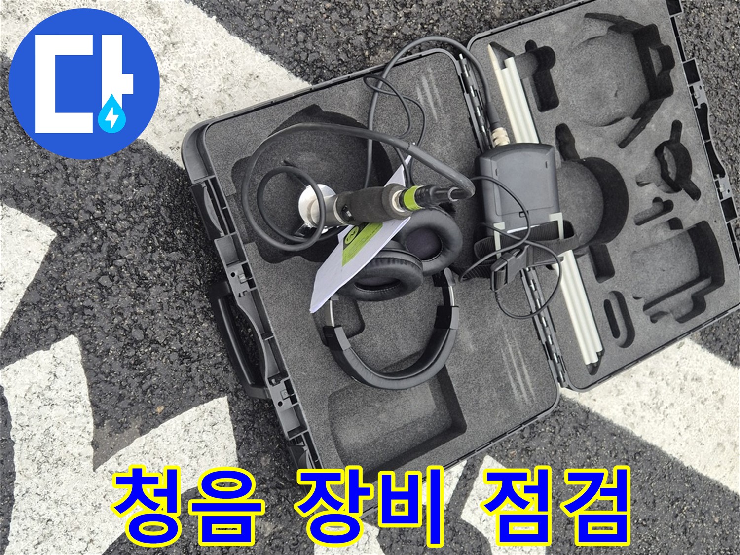 청음 탐지 장비 점검 완료 - 철원 지역 누수 문제 해결 준비 완료!