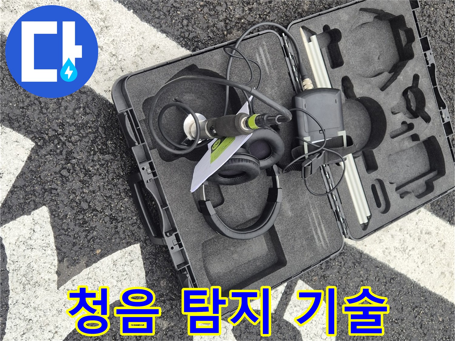 청음식 누수 탐지 기술 - 서면 지역 누수 문제 해결