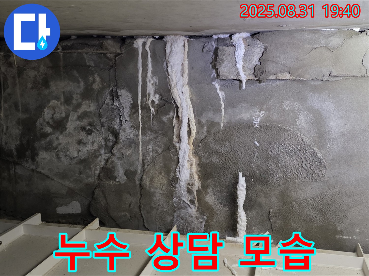 누수 상담 모습 - 분당구 산운동 누수 고객에게 친절하게 상담을 제공하는 모습입니다. 고객의 궁금증을 해소하고 최적의 해결 방안을 제시합니다.