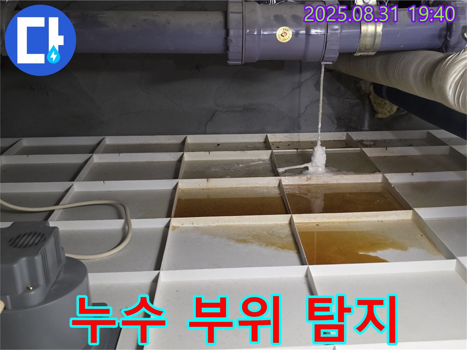 정확한 누수 부위 탐지를 위해 첨단 장비를 사용합니다. 성남시 분당 누수 문제 해결!