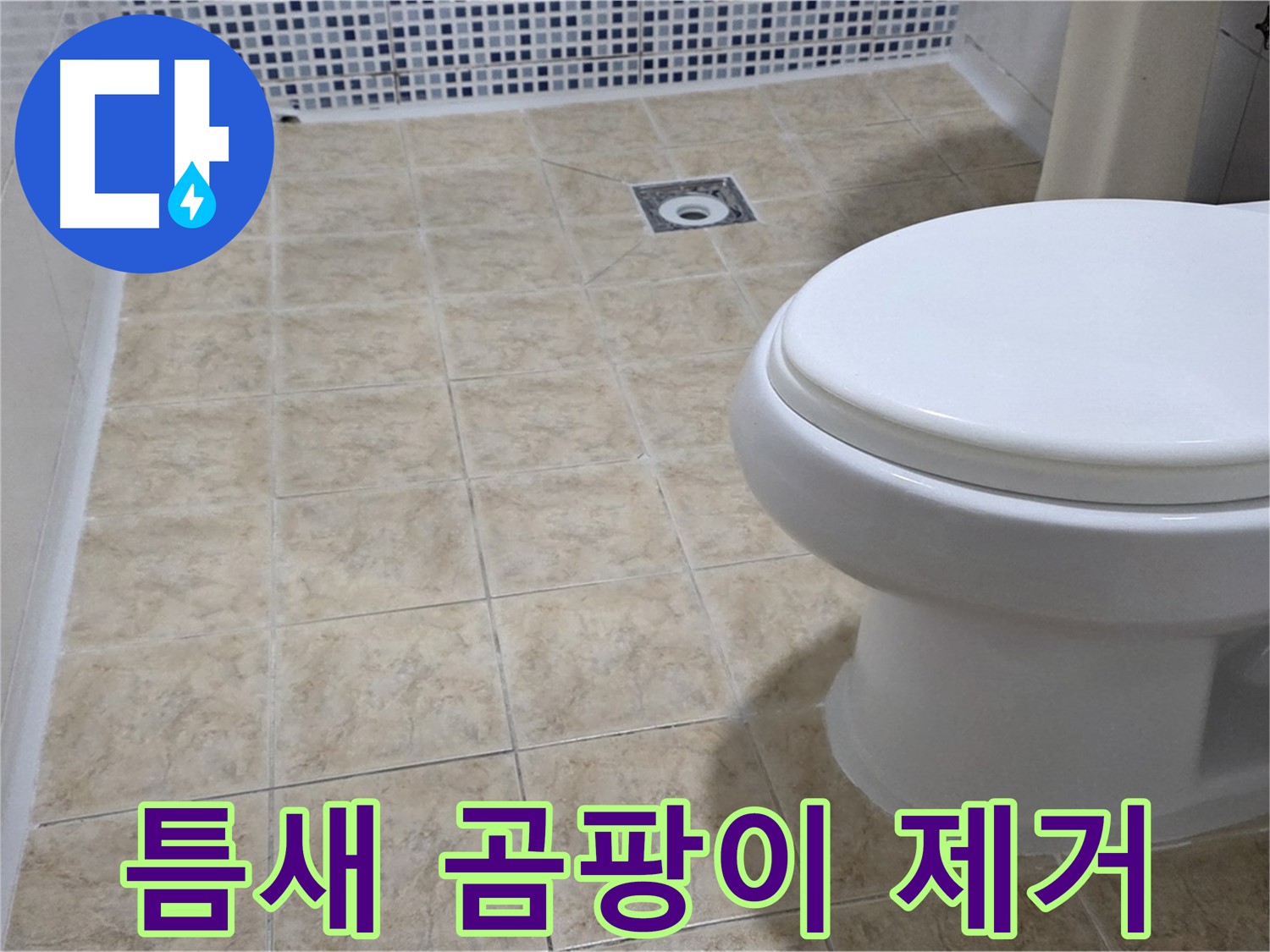 변기 틈새 - 곰팡이 제거, 실리콘 시공