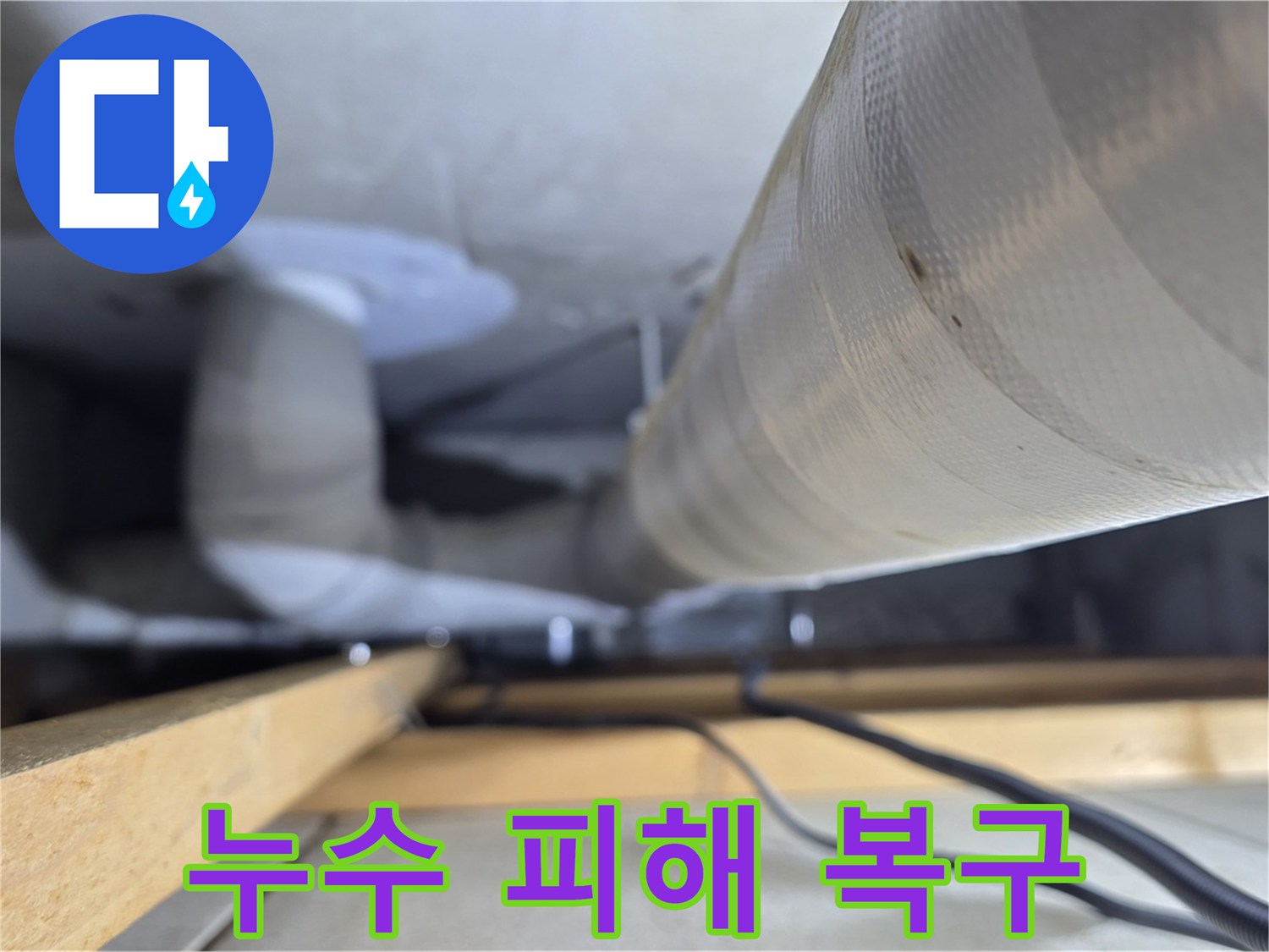 양주 서광아파트 누수 - 누수 피해 복구를 위한 도배 및 장판 시공
