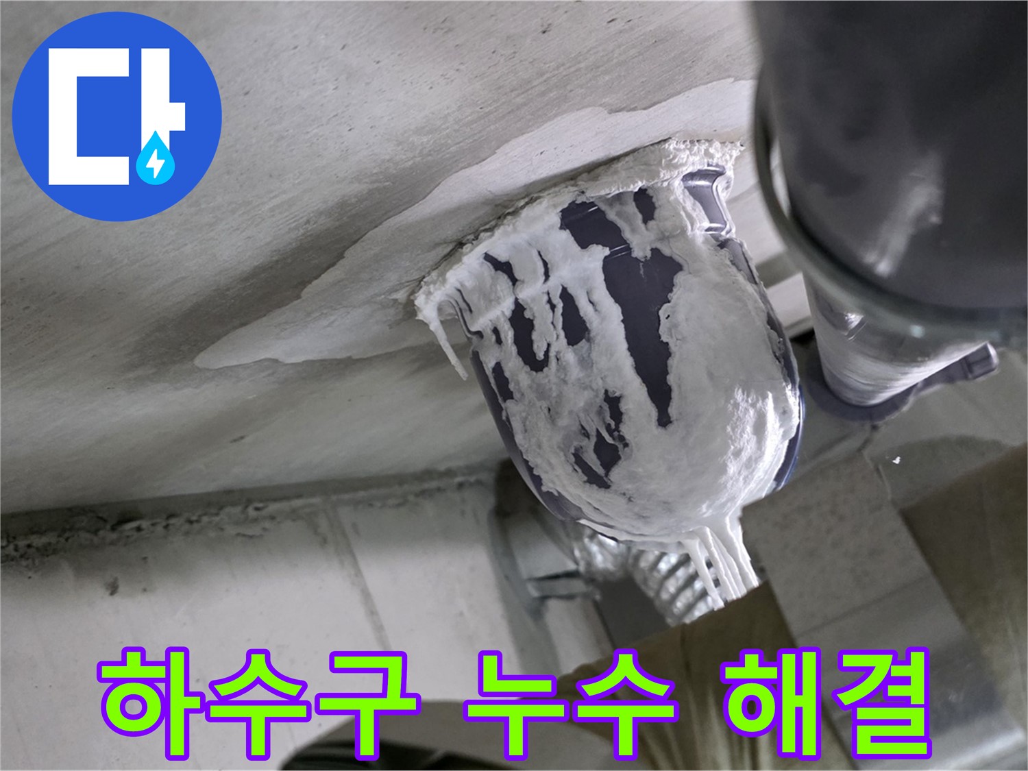 분당 운중동 아파트 누수 - 하수구 누수 문제, 완벽하게 해결 완료