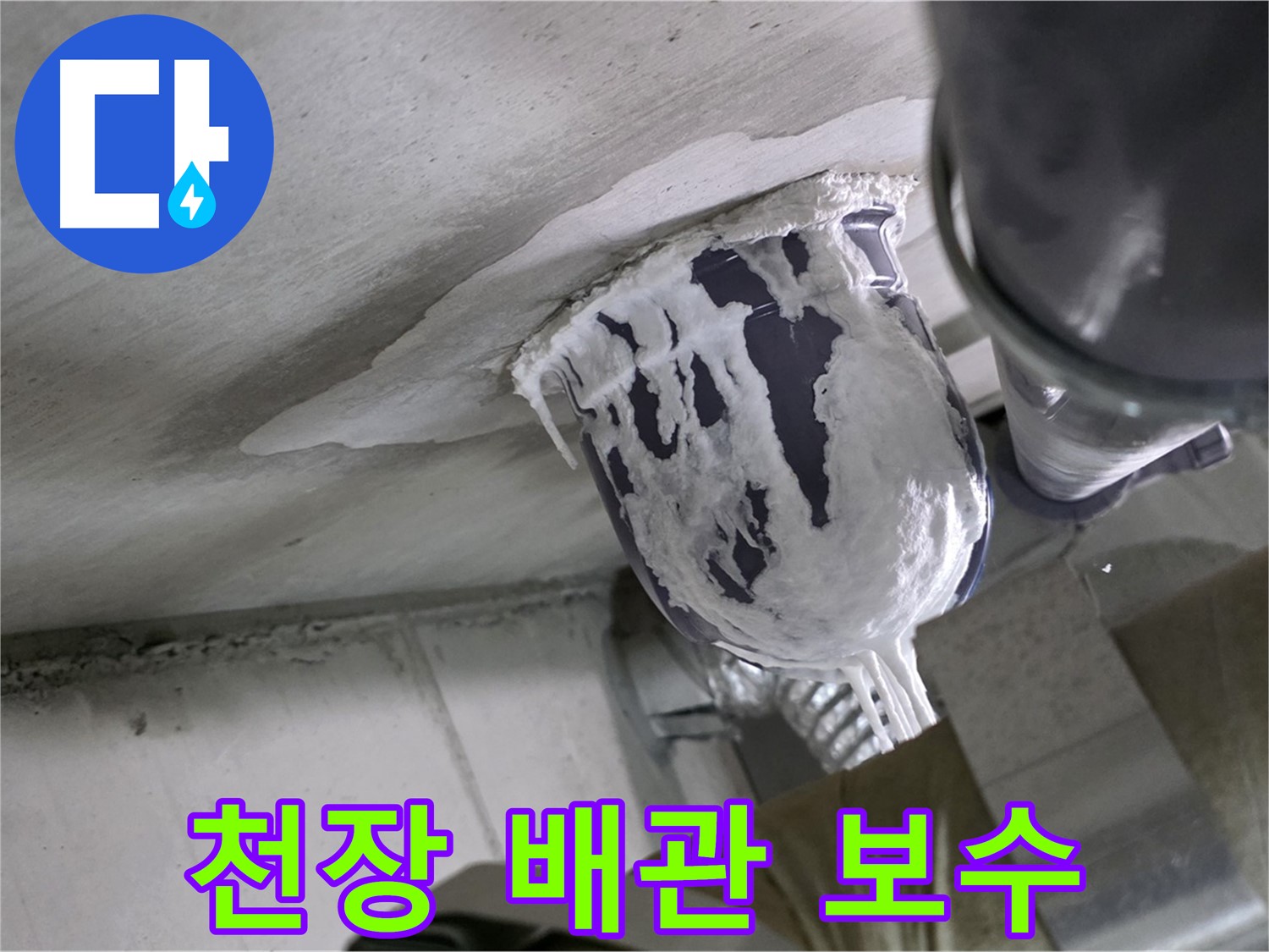 분당 운중동 천장 배관 누수 - 꼼꼼한 보수로 누수 완벽 해결
