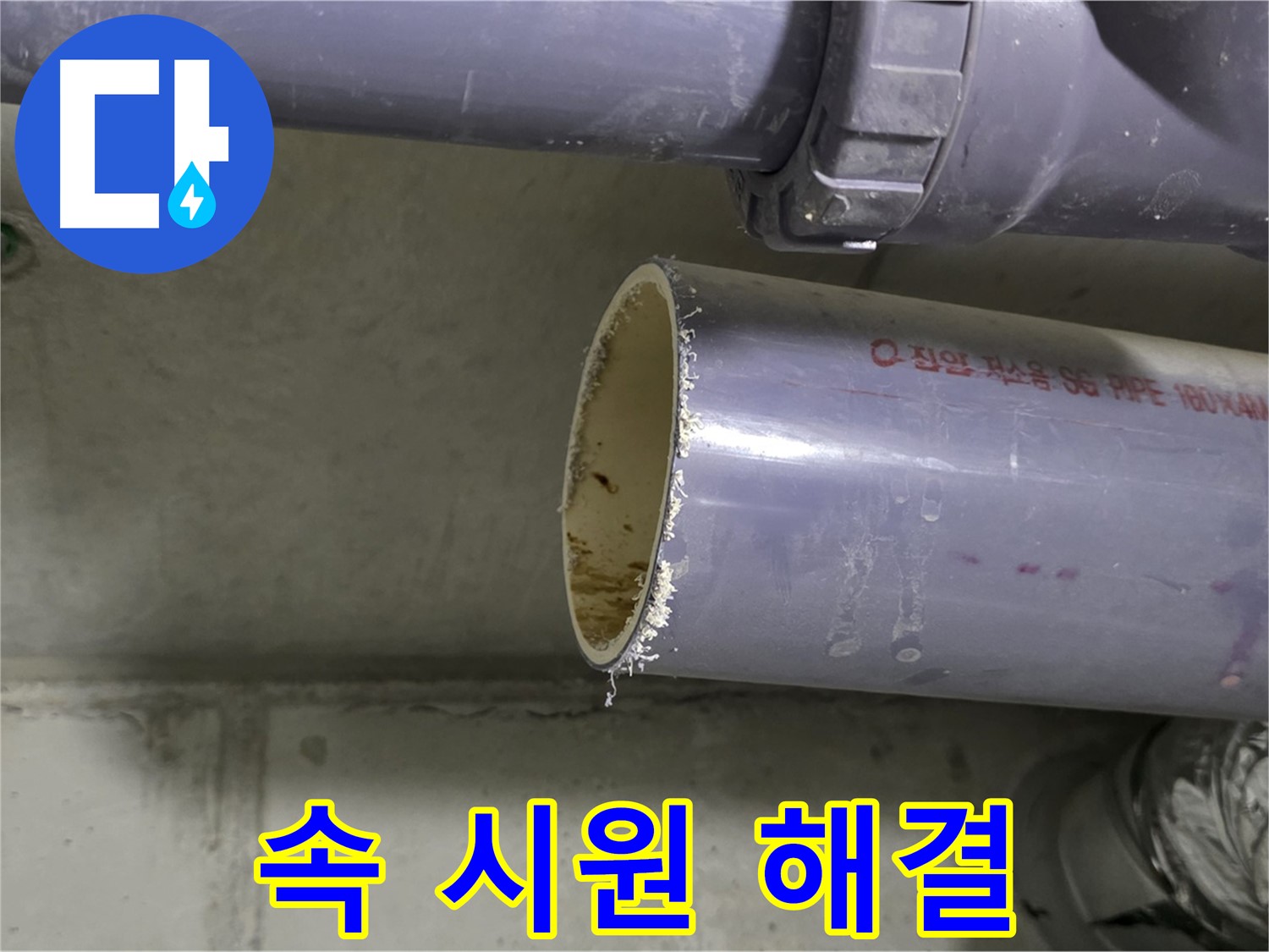 운중동 누수 현장 - 고객에게 누수 문제 해결 과정을 친절하게 설명하는 전문가 - 속 시원하게 해결을 보장합니다.
