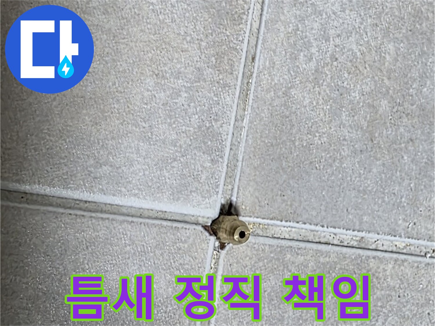 양주 옥정동 율정마을 아파트 누수 - 타일 틈새 누수, 정직한 가격으로 완벽하게 책임 시공해 드립니다!