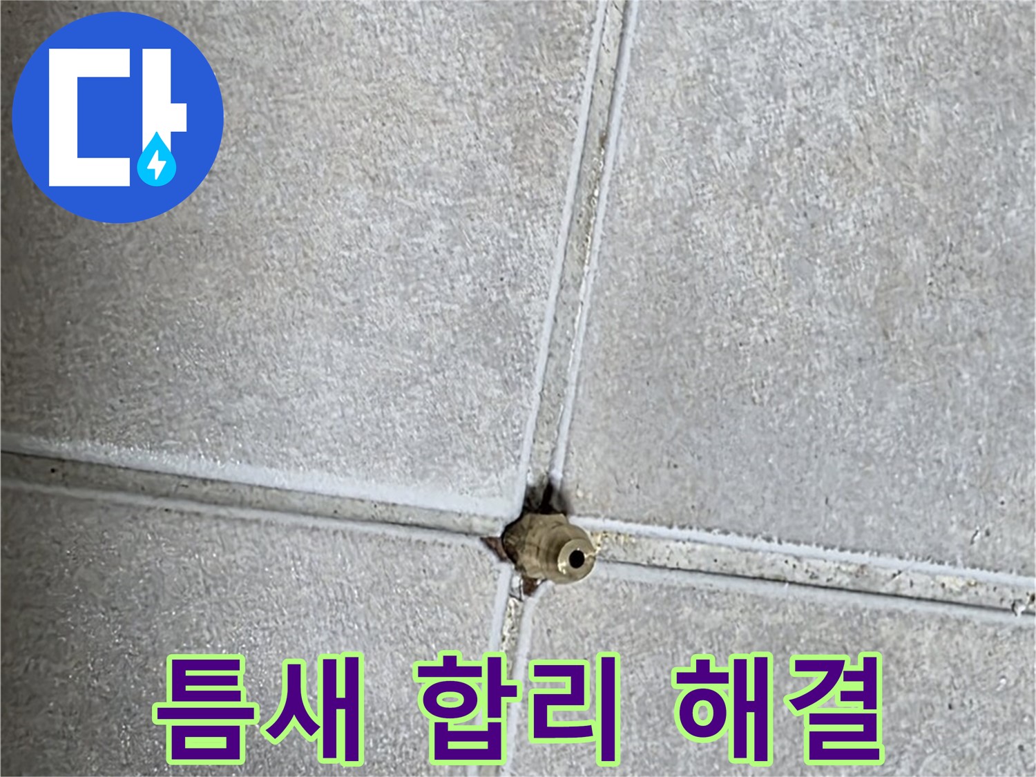 양주 옥정동 율정마을 아파트 누수 - 타일 틈새 누수, 합리적인 비용으로 완벽하게 해결해 드립니다!