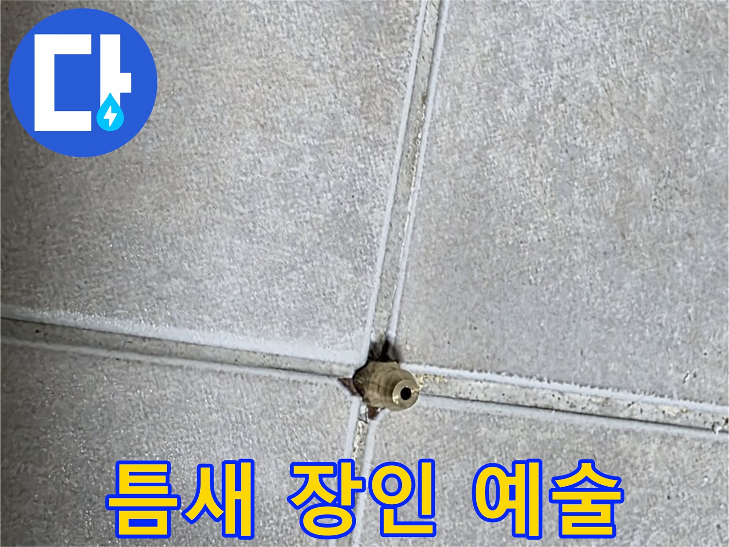 옥정 율정마을 아파트 누수 - 타일 틈새 누수, 장인의 손길로 예술 작품을 만들듯 꼼꼼하게 시공합니다!