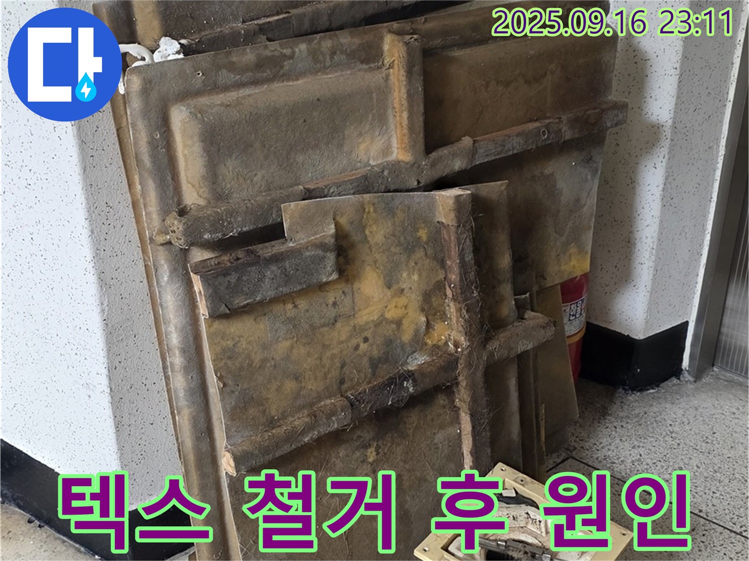 새절역 현대아파트 누수 - 천장 텍스 철거 후 누수 원인 파악 과정