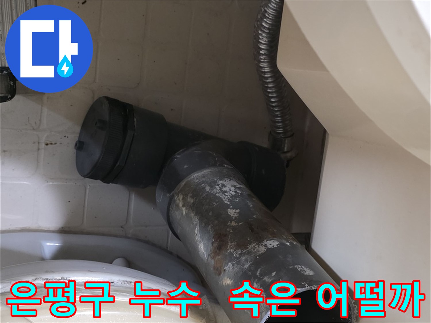 은평구 변기 오수관 누수 - 겉모습은 멀쩡 속은?