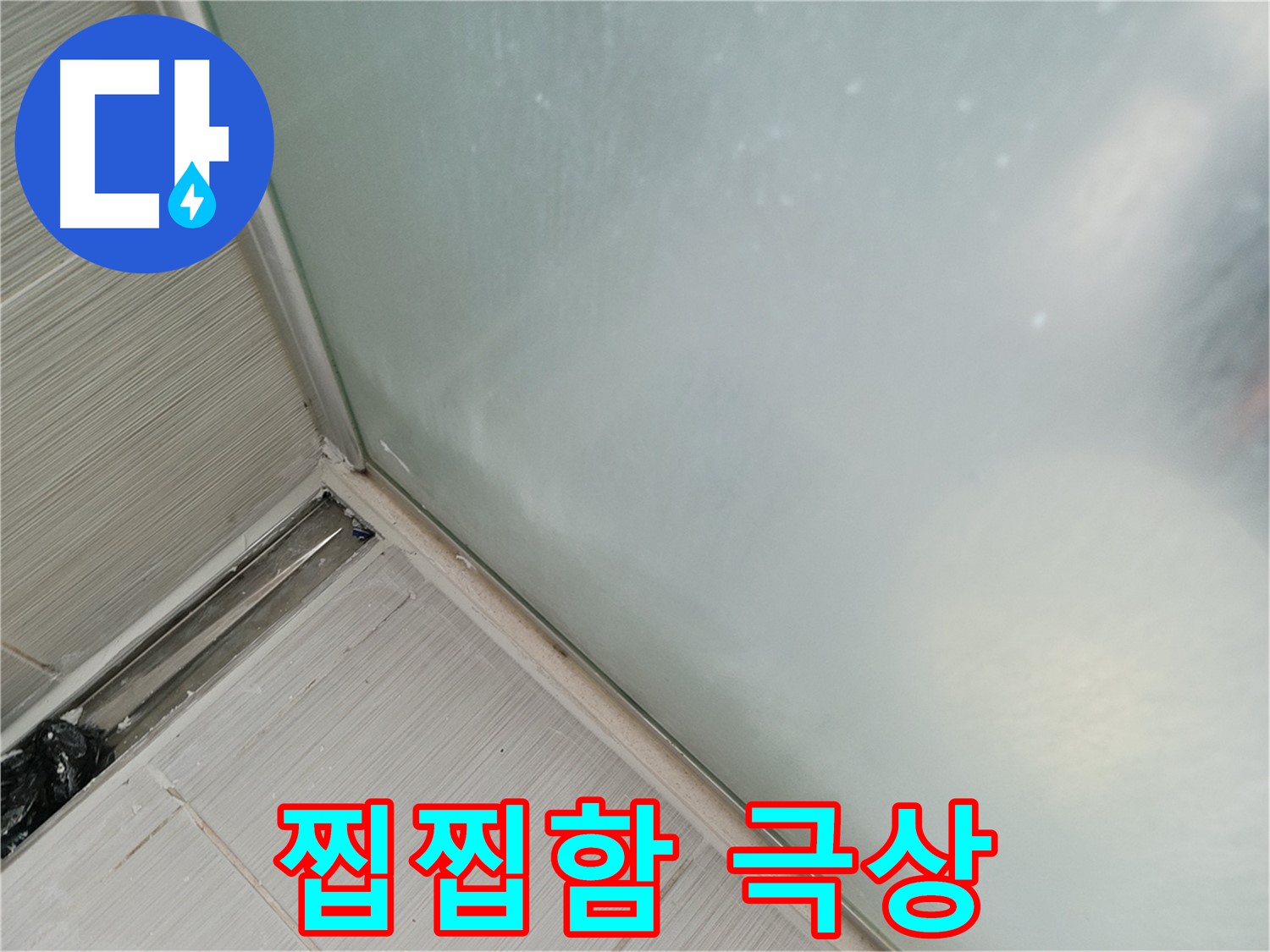 샤워부스 누수 - 곰팡이 - 찝찝함 극상