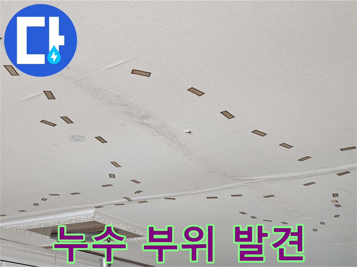 도봉동 현대시티 아파트 - 누수 부위를 정확하게 찾아낸 모습, 이제 완벽하게 해결할 차례입니다.