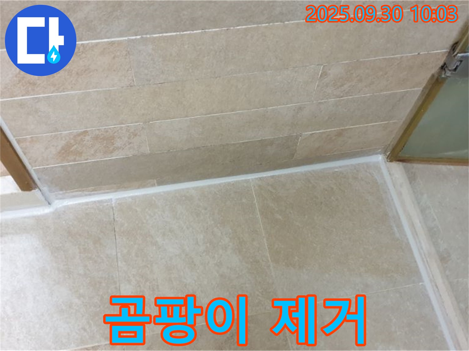양주시 광적면 욕실 곰팡이 제거 - 줄눈 시공으로 깨끗하고 위생적인 욕실 환경을 만들었습니다.