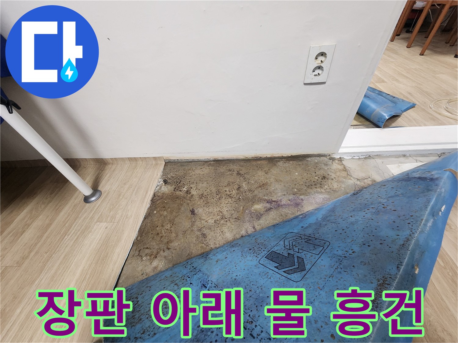 공릉동 누수 - 장판 아래 물 흥건 - 긴급 누수 해결 필요