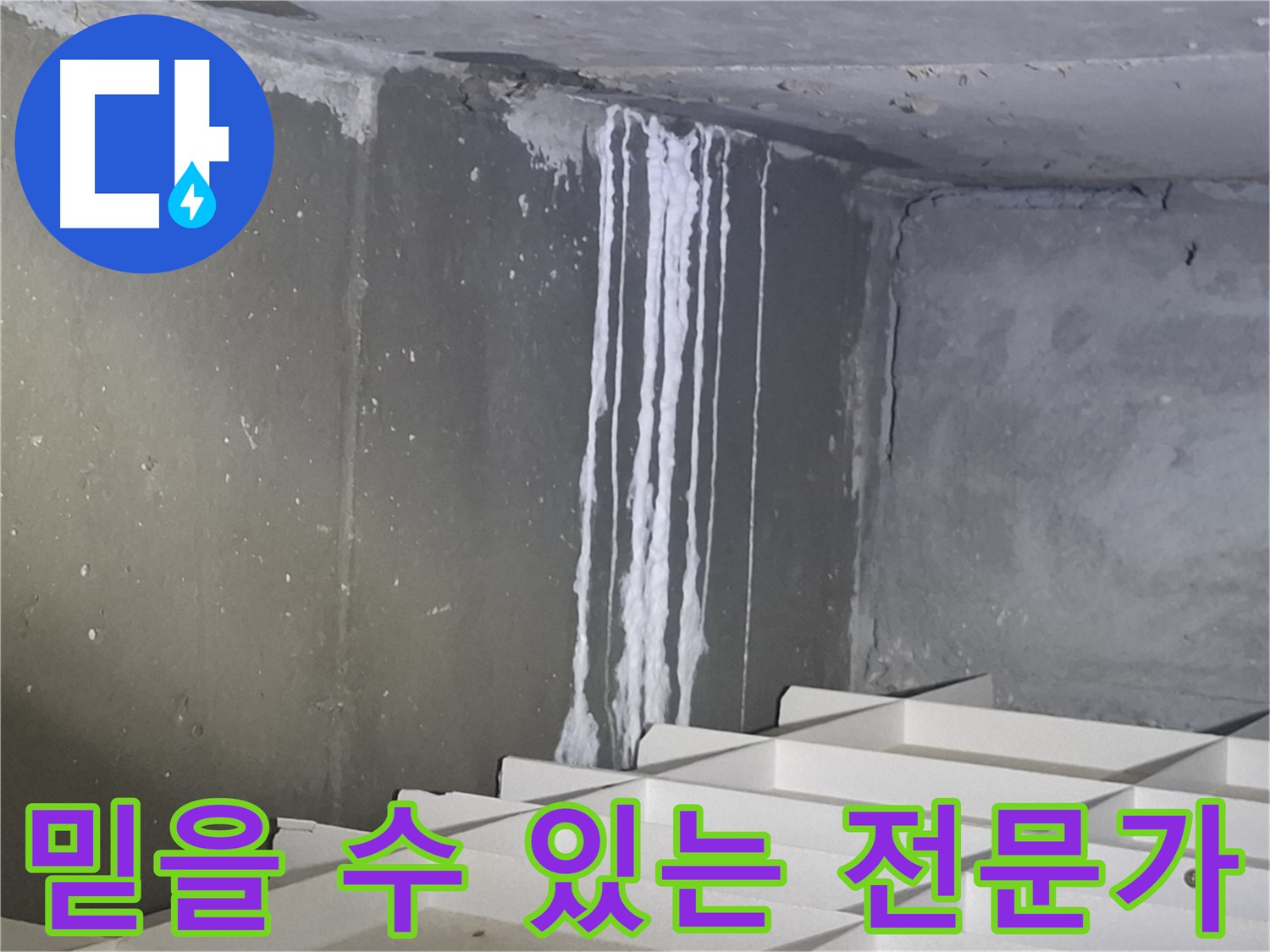 분당 봇들마을 아파트 - 석회 누수, 믿을 수 있는 누수 전문가가 해결합니다