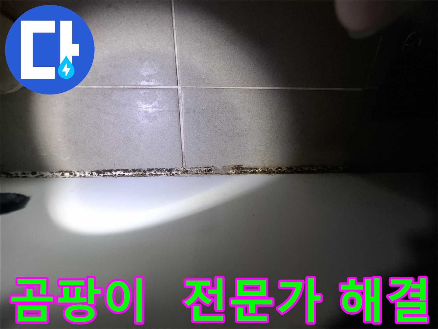 욕조 곰팡이 - 전문가의 손길로 깔끔하게 해결!