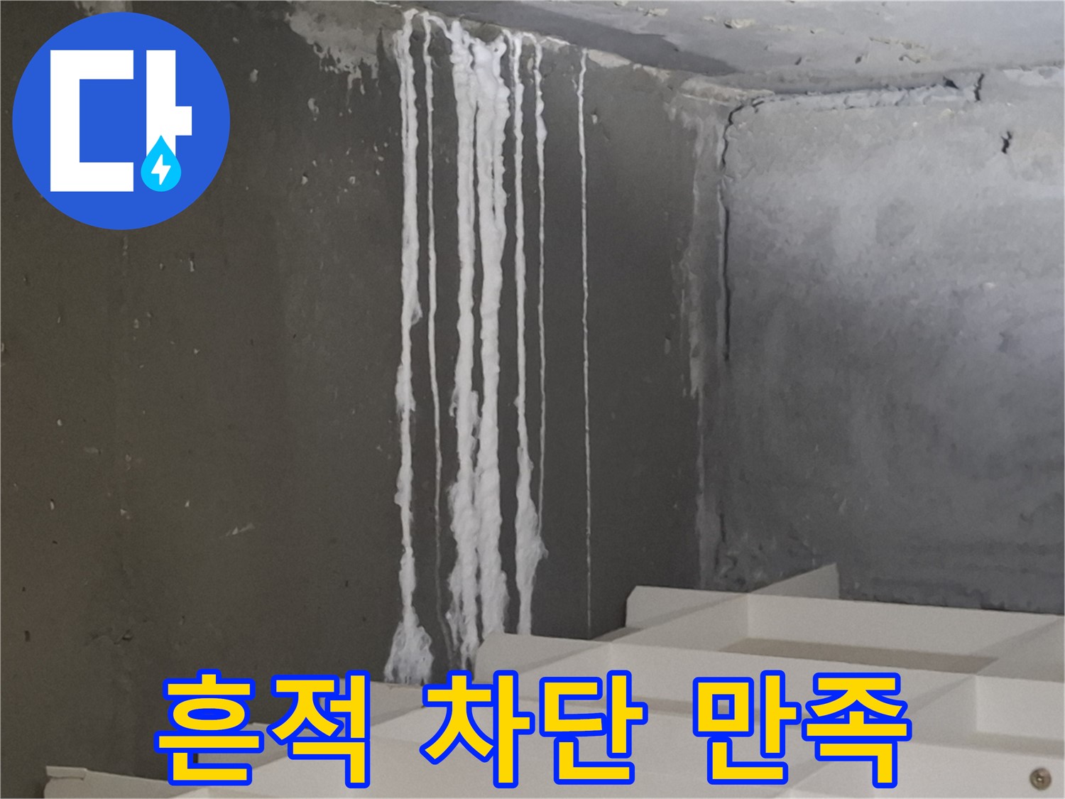 성남 삼평동 봇들마을 아파트 누수 - 계단 누수를 '흔적 없이' 완벽하게 차단하여 고객님께 최고의 만족을 선사했습니다.