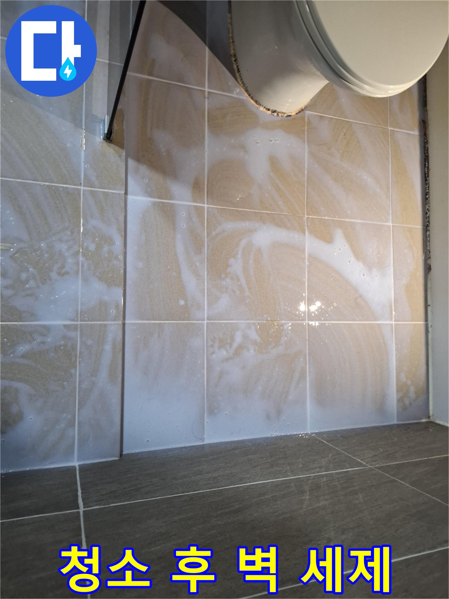 성남시 분당구 화장실 누수 - 청소 후 벽 세제 냄새 - 누수 가능성 높음!
