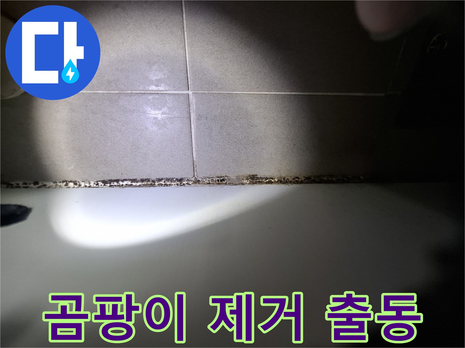 욕조 실리콘 곰팡이 - 긴급 곰팡이 제거 출동 서비스