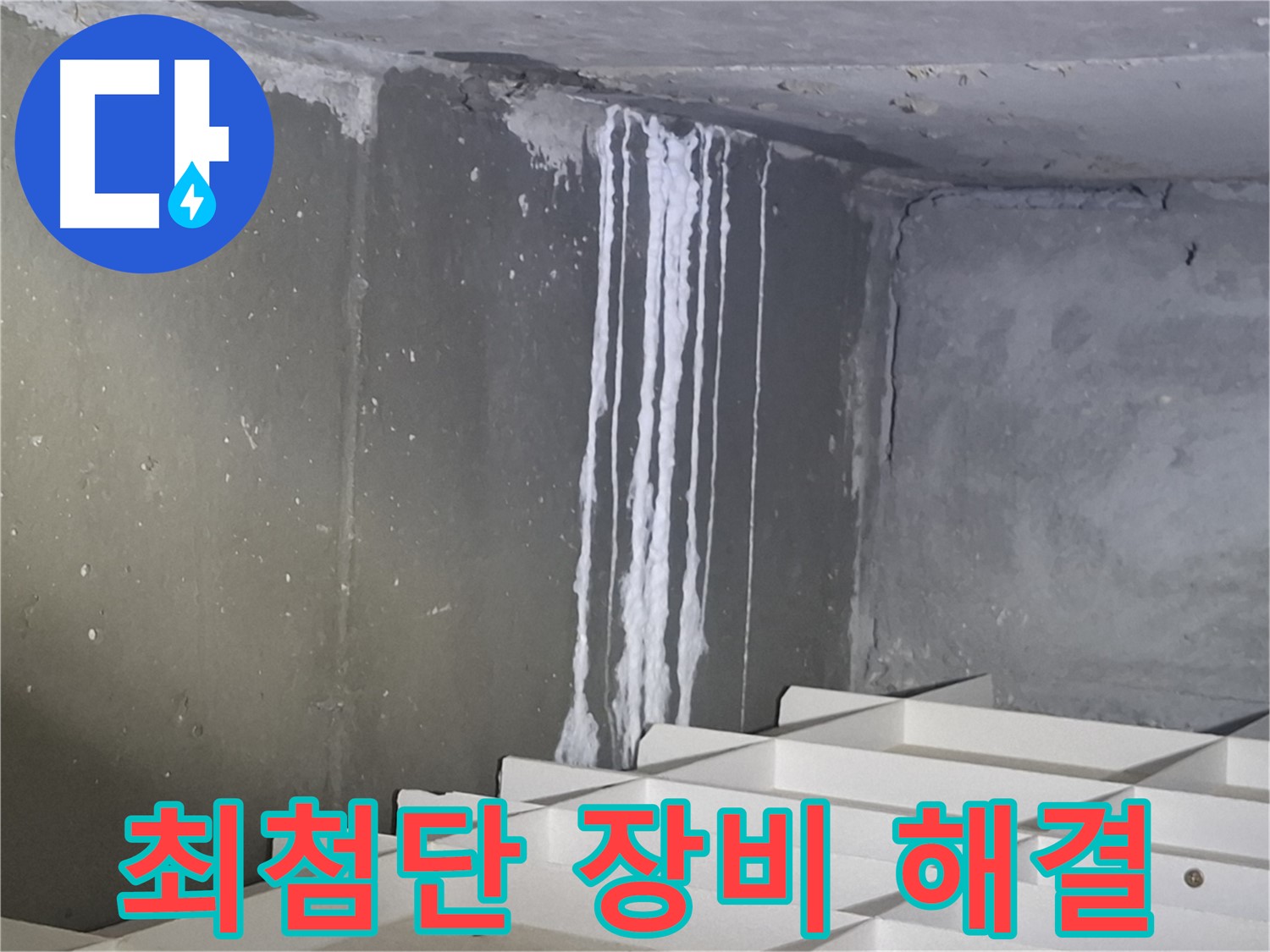 판교 봇들마을2단지 아파트 주차장 누수 - 최첨단 장비로 누수 해결