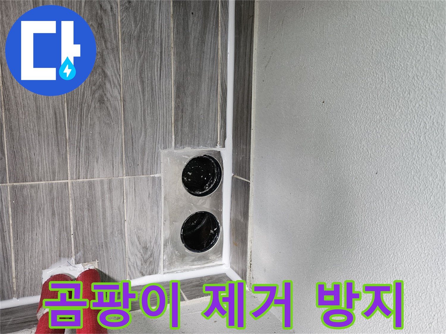 천호2동 강동리버스타운 세탁기 배수구 곰팡이 - 곰팡이 제거와 방지 코팅으로 깨끗하게!