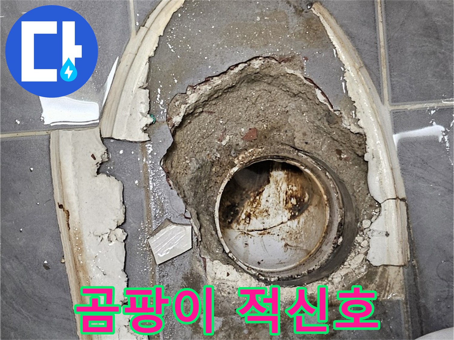 양천구 변기 누수 - 곰팡이 시멘트