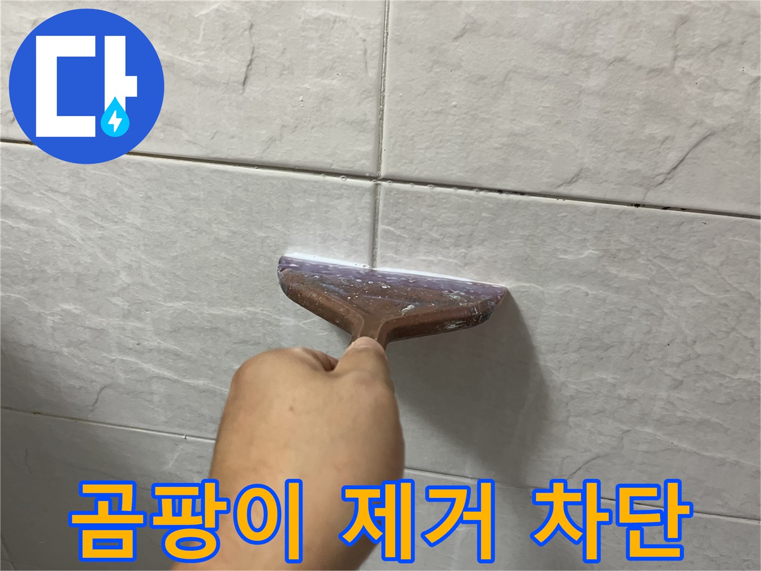 독산동-금천구 형제빌 곰팡이 제거 후 줄눈 시공으로 완벽 차단