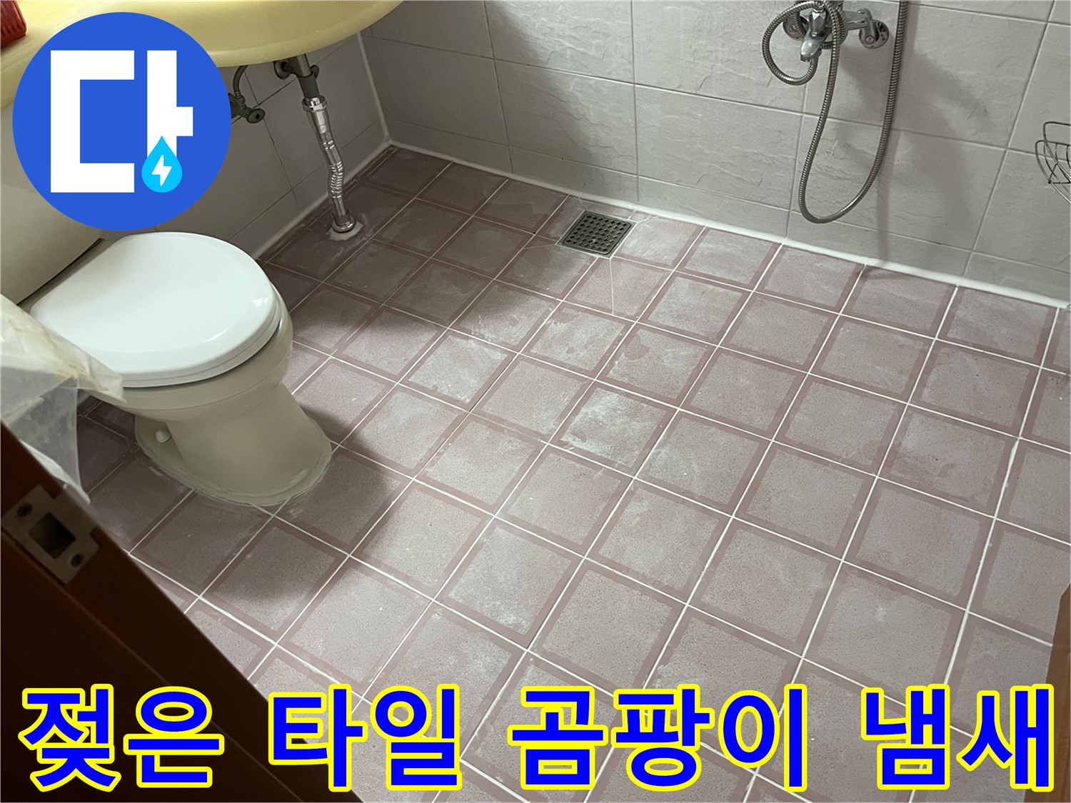 독산동 형제빌 - 젖은 타일 곰팡이 냄새 - 습기 문제 해결 필요