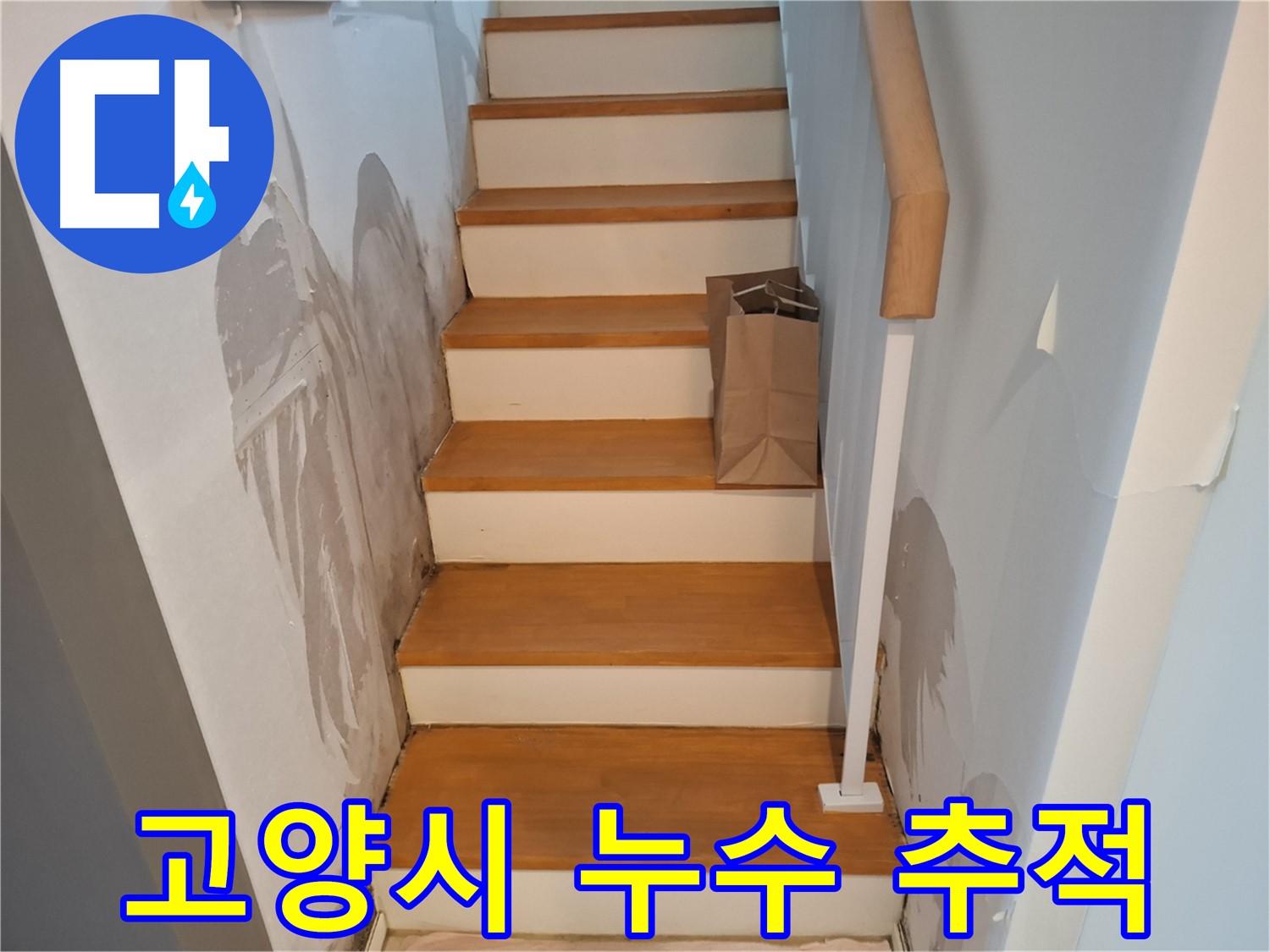 계단 옆 벽 속 숨은 물길 - 첨단 장비로 끝까지 추적