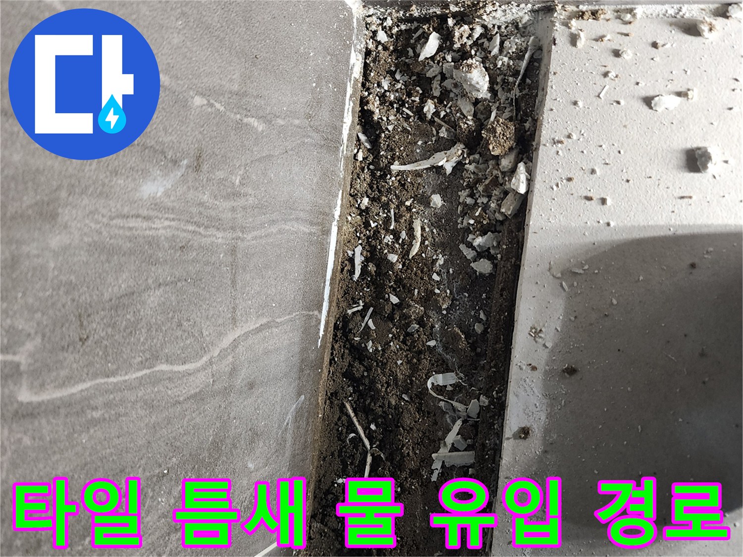 신곡동-욕실-타일-틈새-물-유입-경로-점검