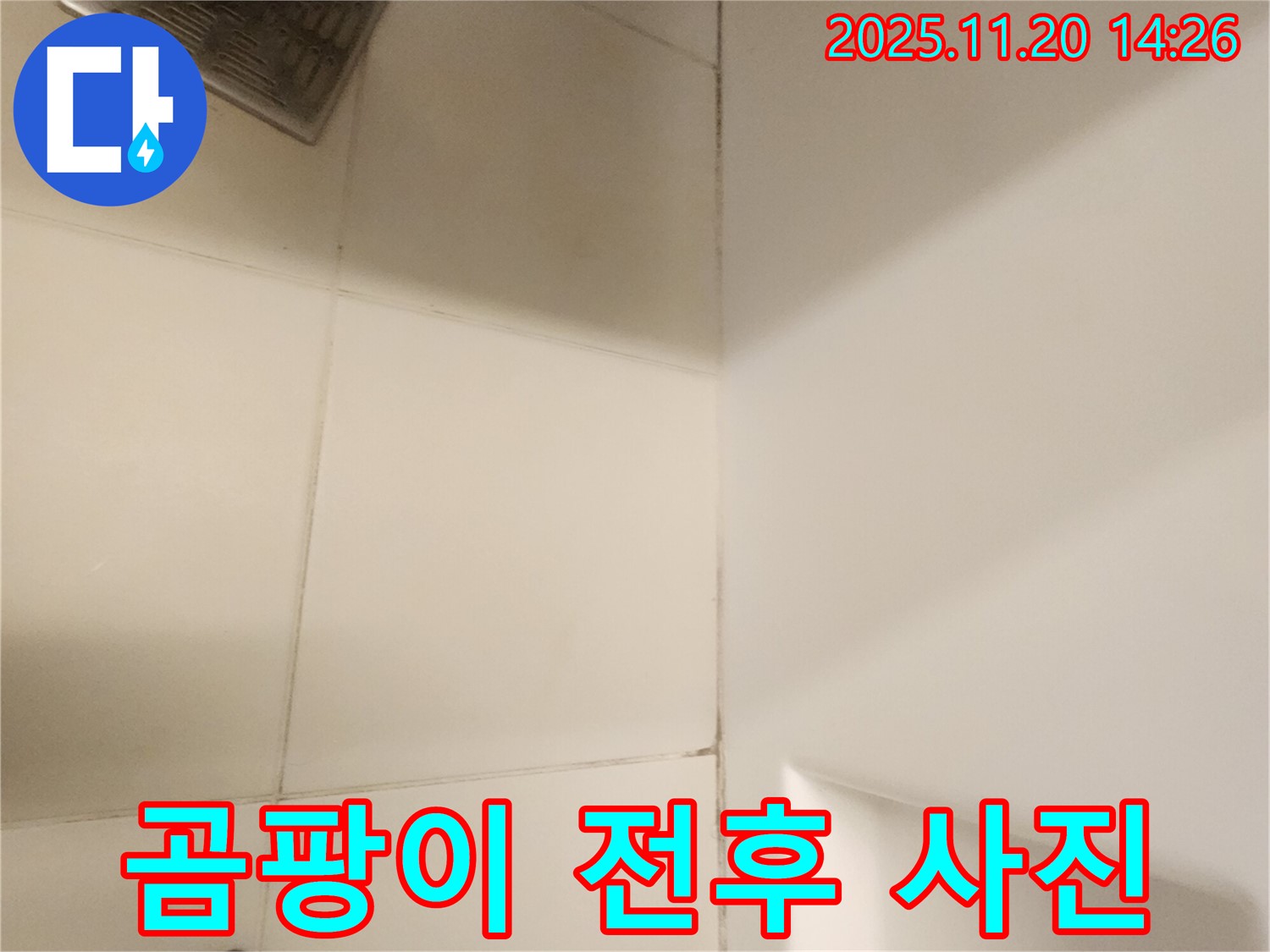 포천 가산면 - 욕실 곰팡이, 곰팡이 제거 전/후 사진으로 확실한 효과를 확인하세요!