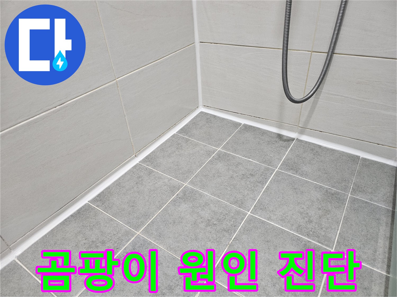 마포 도화동 현대1차 아파트 욕실 - 곰팡이 제거 및 곰팡이 발생 원인 진단으로 곰팡이 재발을 막으세요.
