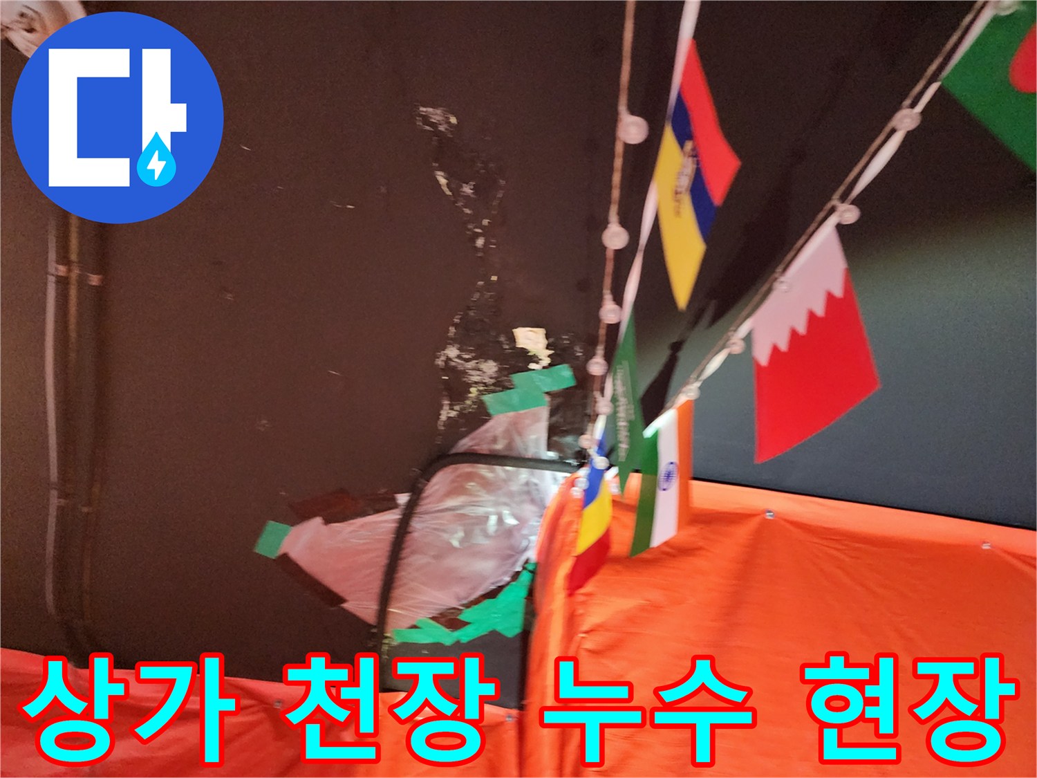 성북구 삼선동 상가 천장 누수 현장 - 누수탐지 전문가의 신속한 방문 및 진단