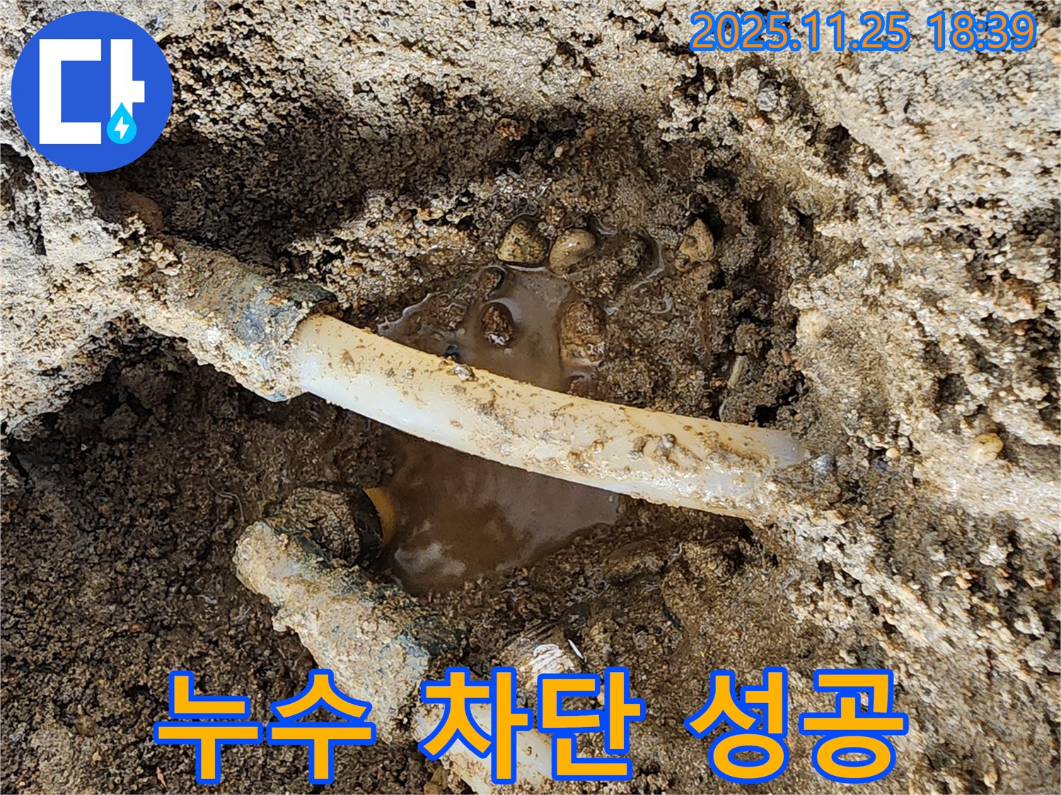 경기도 포천시 신북면 심곡리 - 누수 문제를 완벽하게 차단하고, 더 이상 물이 새지 않도록 꼼꼼하게 마무리한 성공적인 현장입니다.