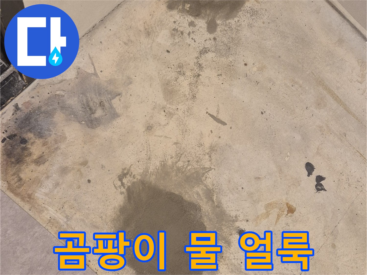 구의동 누수 현장 - 곰팡이와 물 얼룩, 누수 문제 해결이 시급합니다.