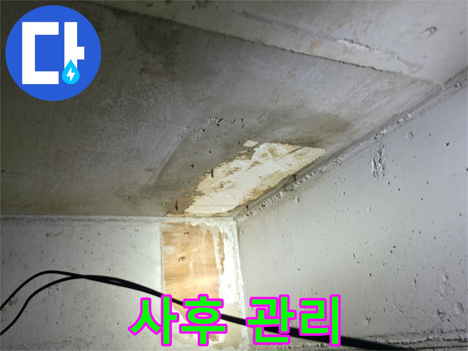 의왕시 능안길 백운그린힐 아파트 누수 - 부분 보수와 전체 공사 비교