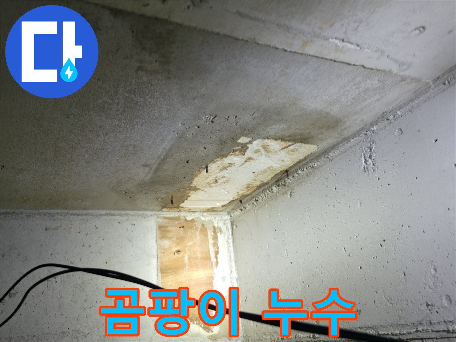 의왕시 능안길 백운그린힐 아파트 누수 - 누수 보험 서류 처리 대행