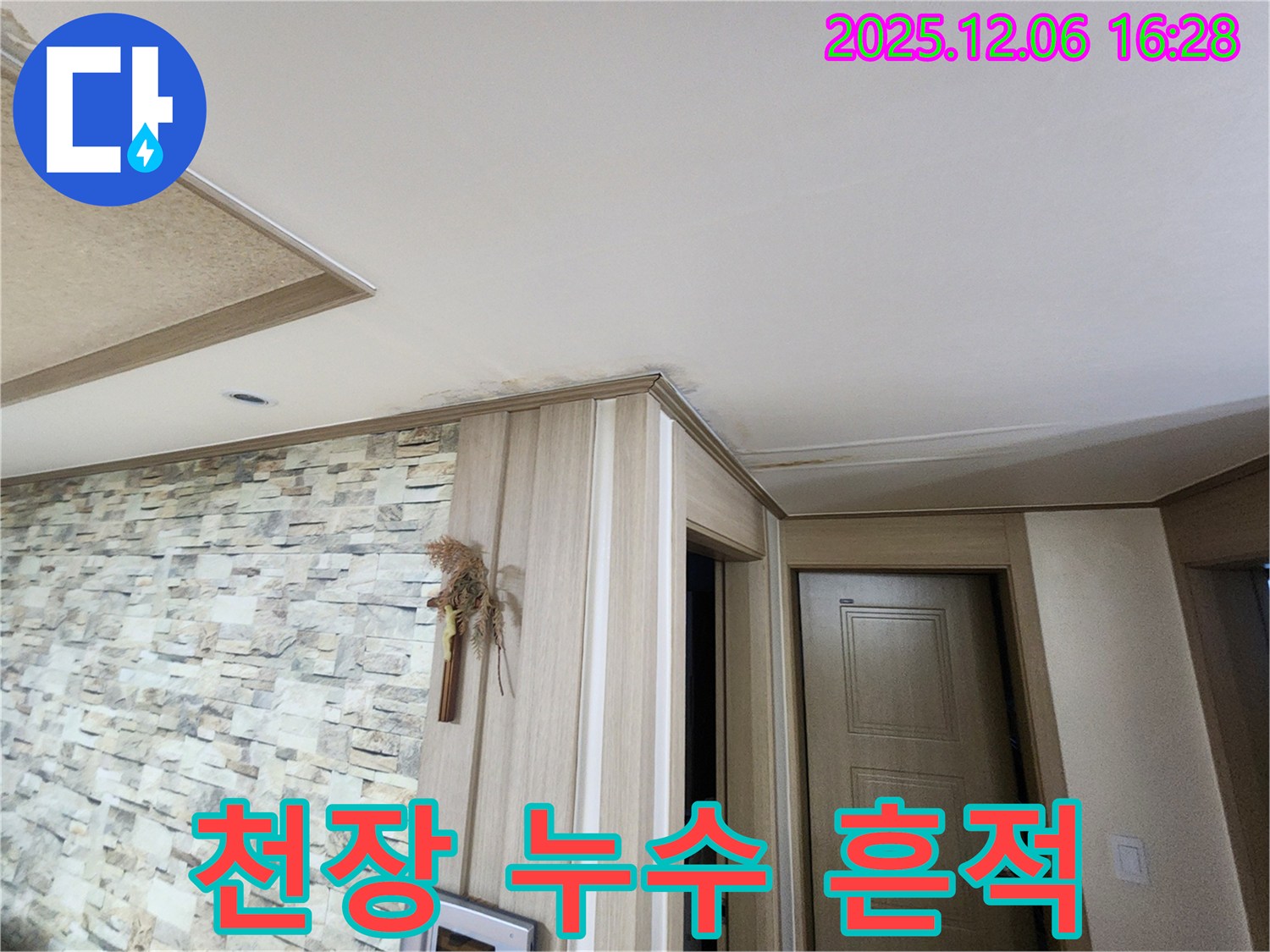 기흥구 구갈동 천장 누수 - 누수 흔적 발견 및 정밀 탐지