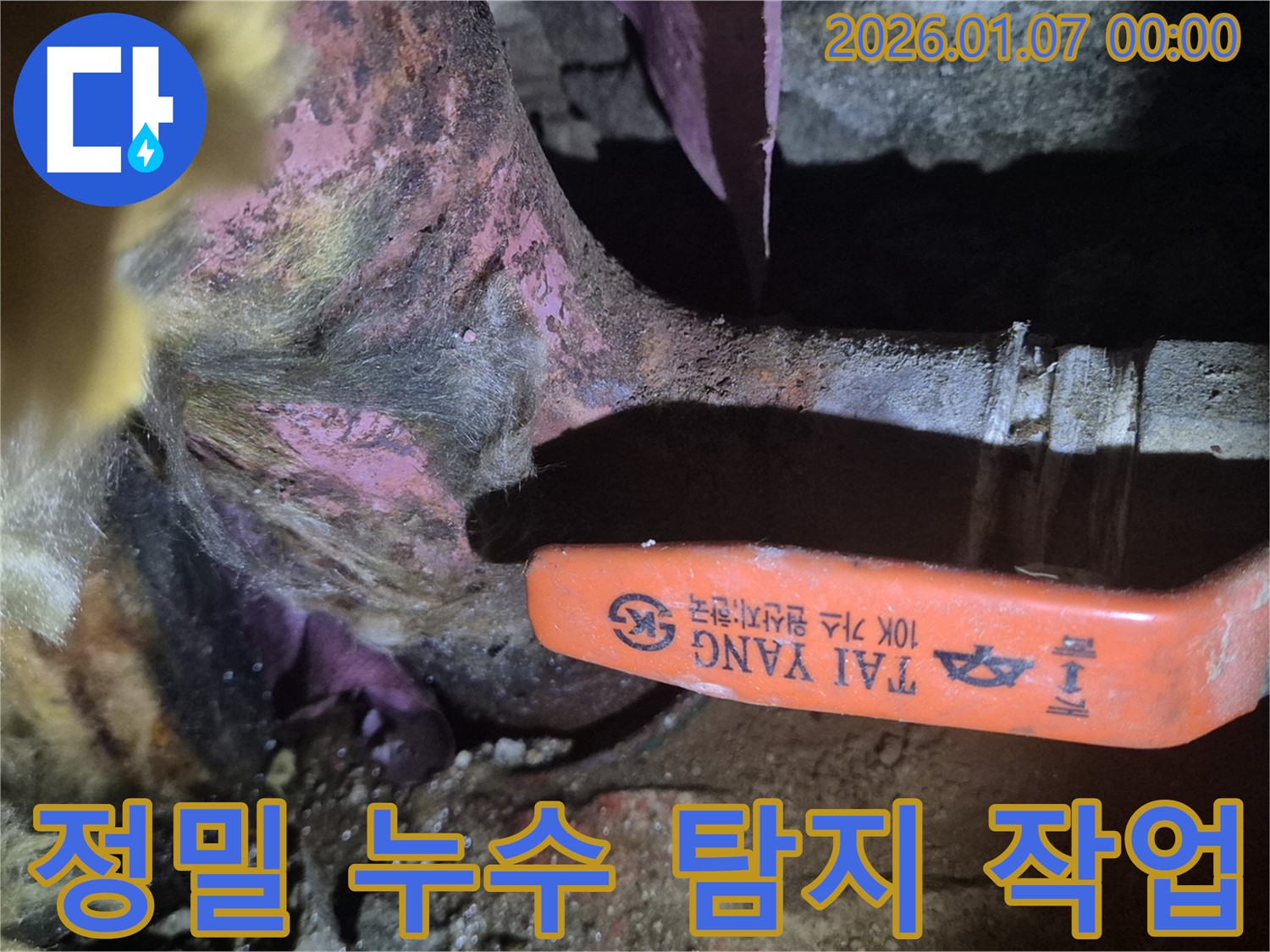 목동 아파트 누수 - 정밀 탐지 장비를 사용하여 누수 위치를 정확하게 파악하는 모습입니다.