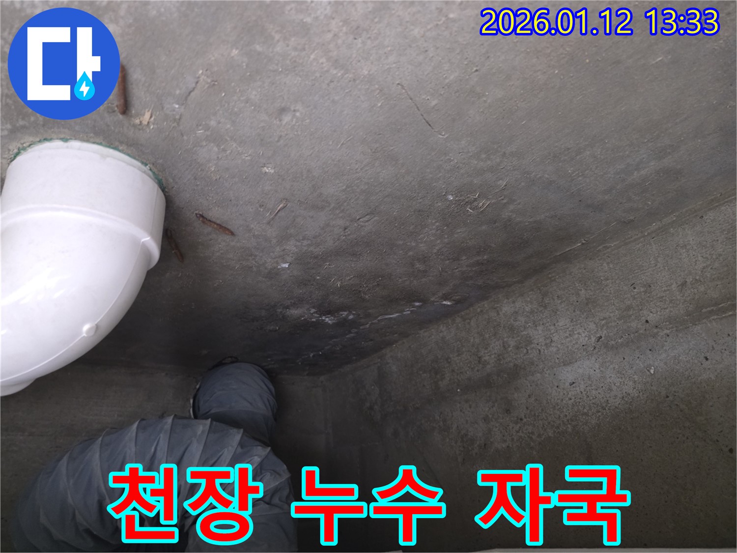 가락동 누수 현장에서 발견된 천장 누수 자국 - 꼼꼼한 점검과 정확한 진단이 필요