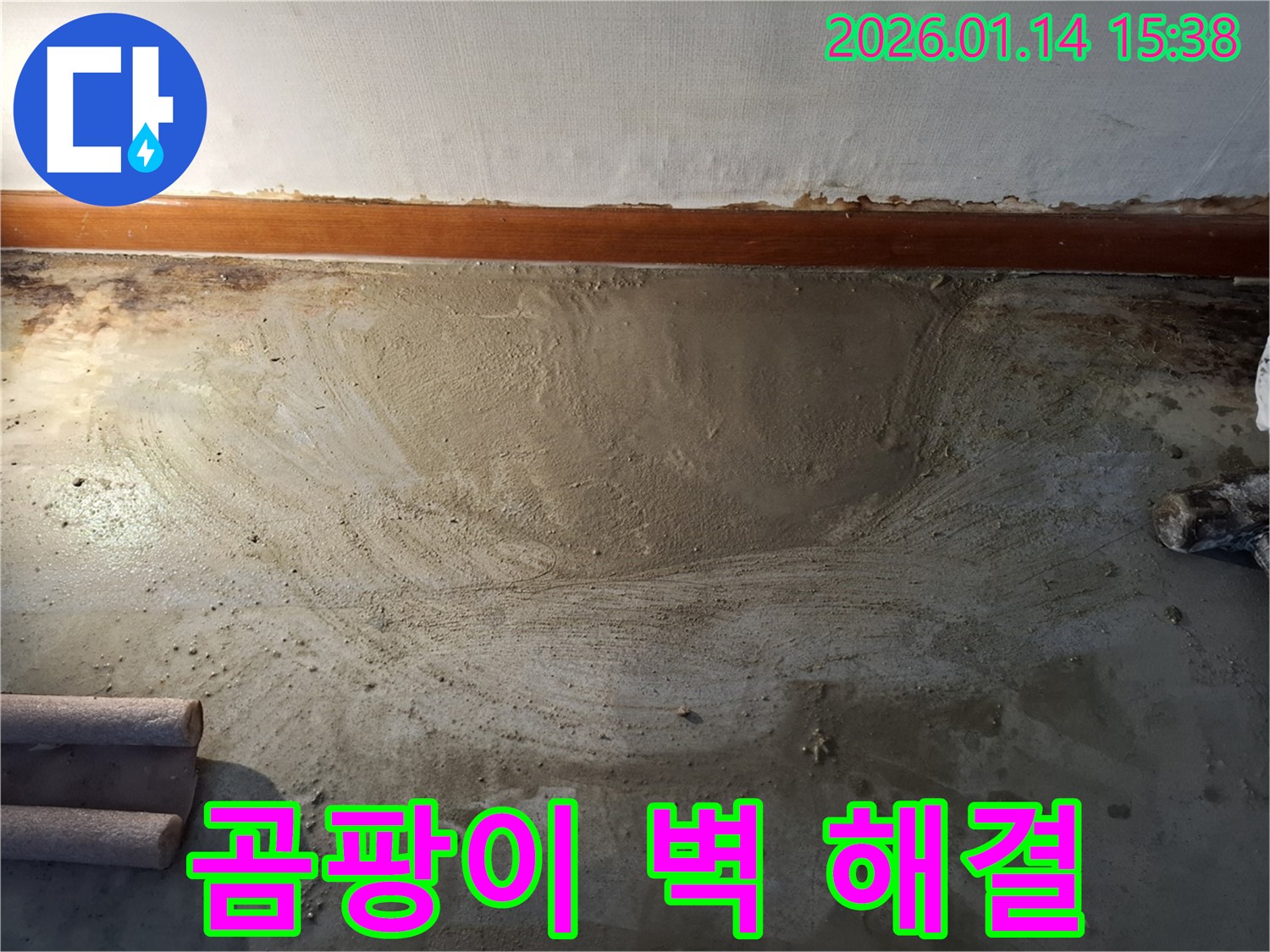 능곡동 곰팡이 가득한 벽 누수 해결 - 깨끗하고 건강한 공간으로